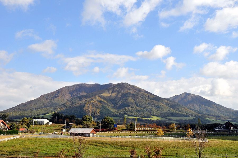 蒜山高原から望む蒜山