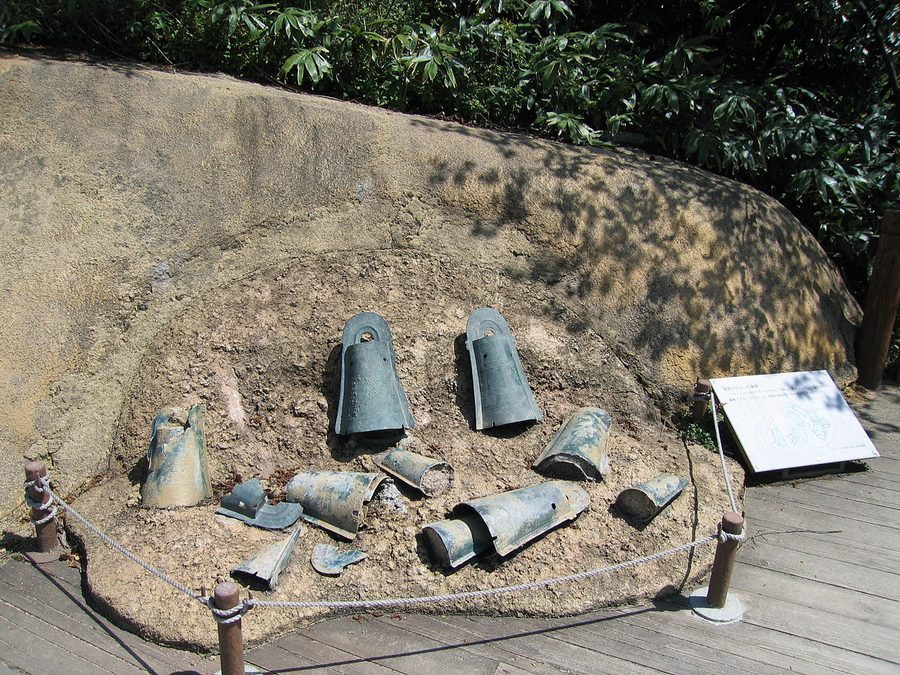 加茂岩倉遺跡の銅鐸出土地