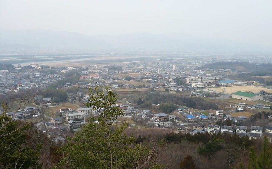 上桜城跡からの眺め