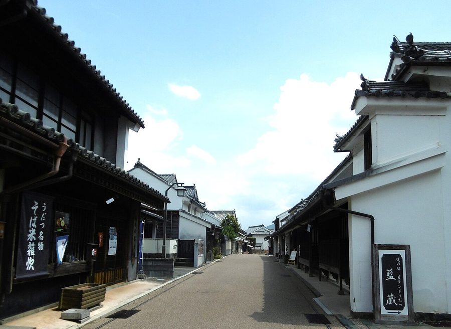 脇町南町のうだつの町並み
