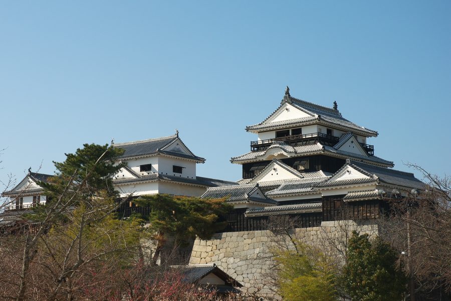 松山城の天守