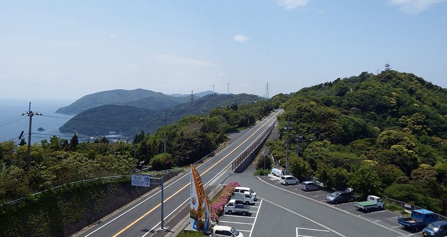 佐田岬メロディーライン(国道197号線)の稜線区間