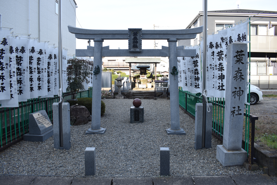 葉森神社の鳥居