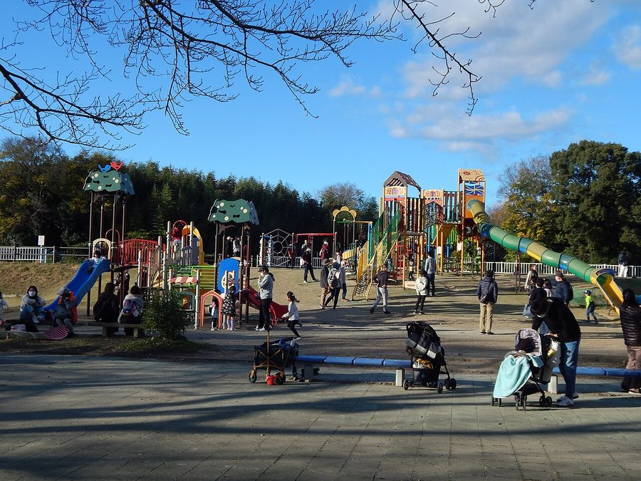 木曽川扶桑緑地公園の遊具広場