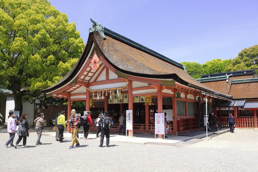 津島神社の拝殿