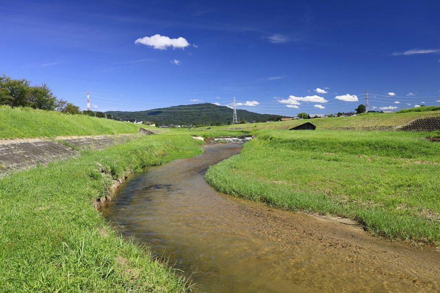 籠川と猿投山