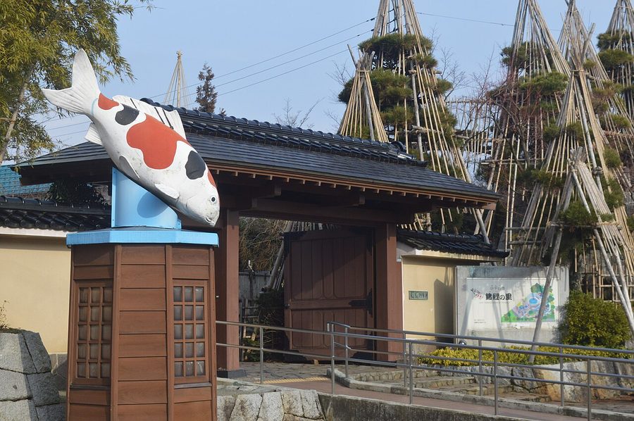 錦鯉の里の入り口