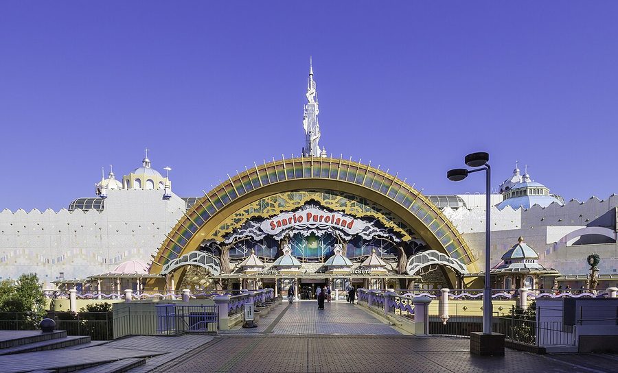 サンリオピューロランドの入口