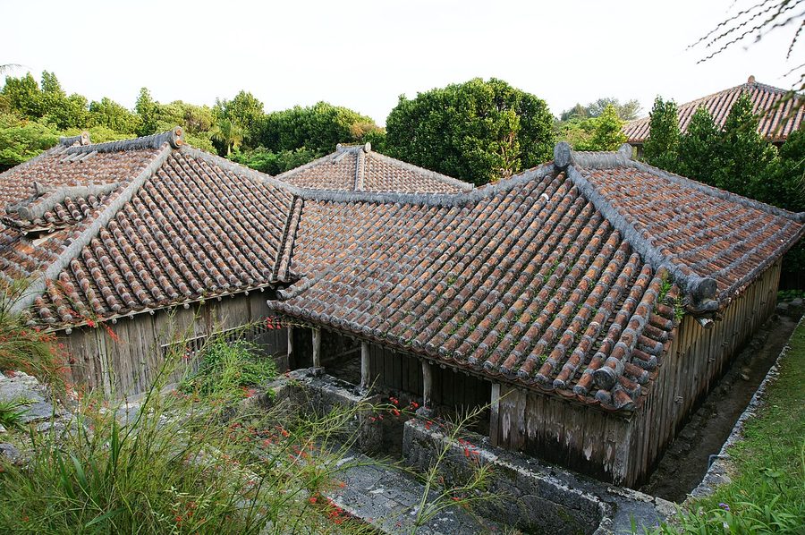 中村家住宅の屋根群