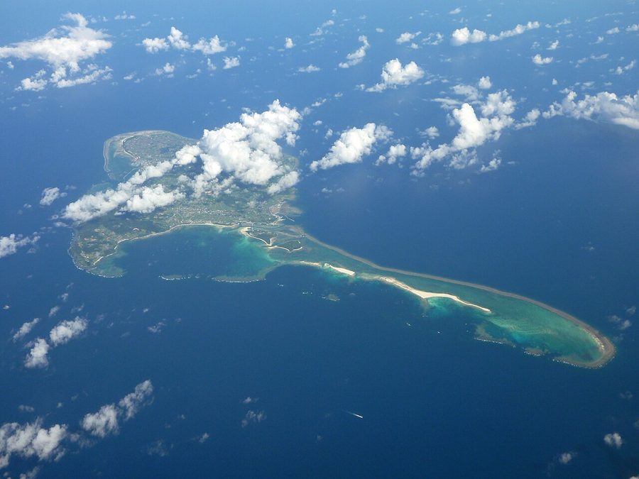 久米島の空撮