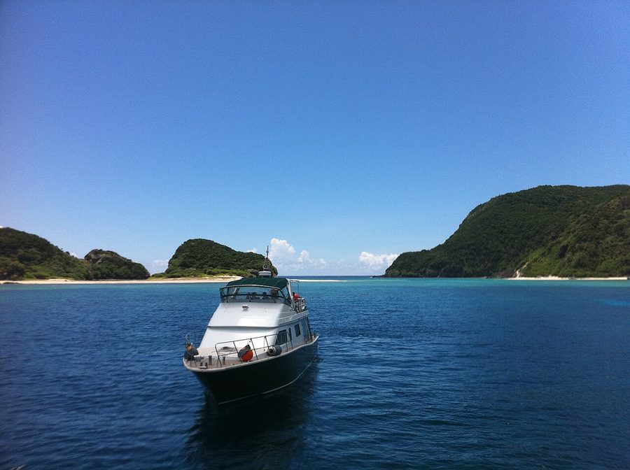 渡嘉敷島沖の島々