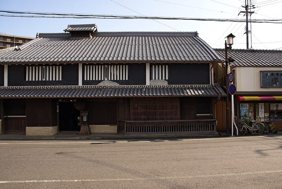 守山宿の街並み