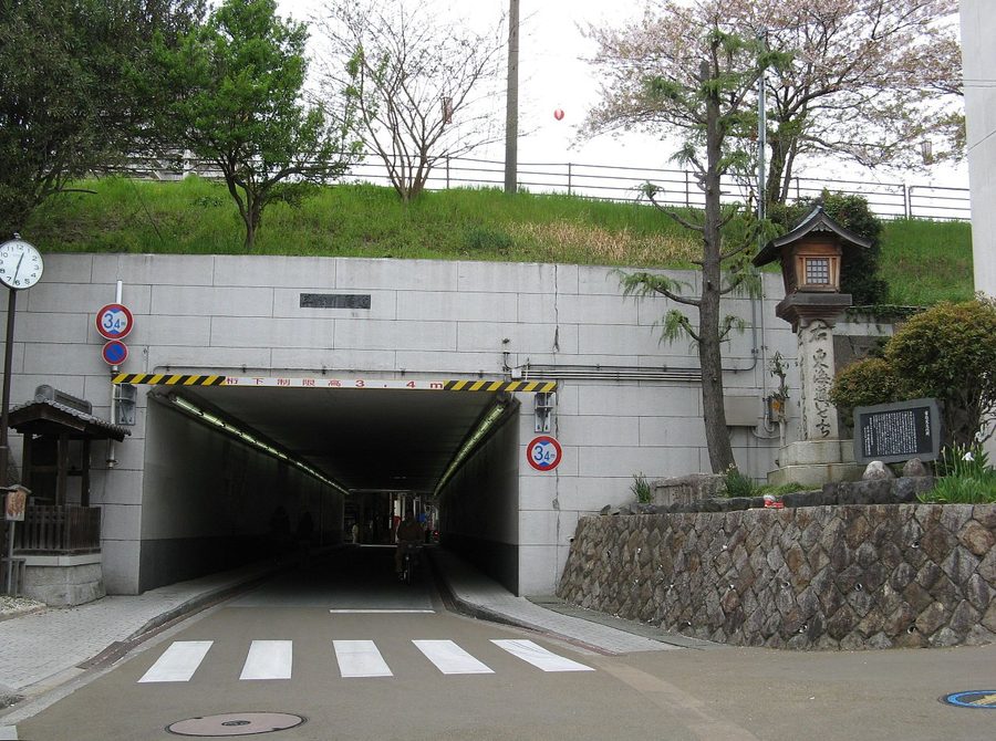 草津宿の追分