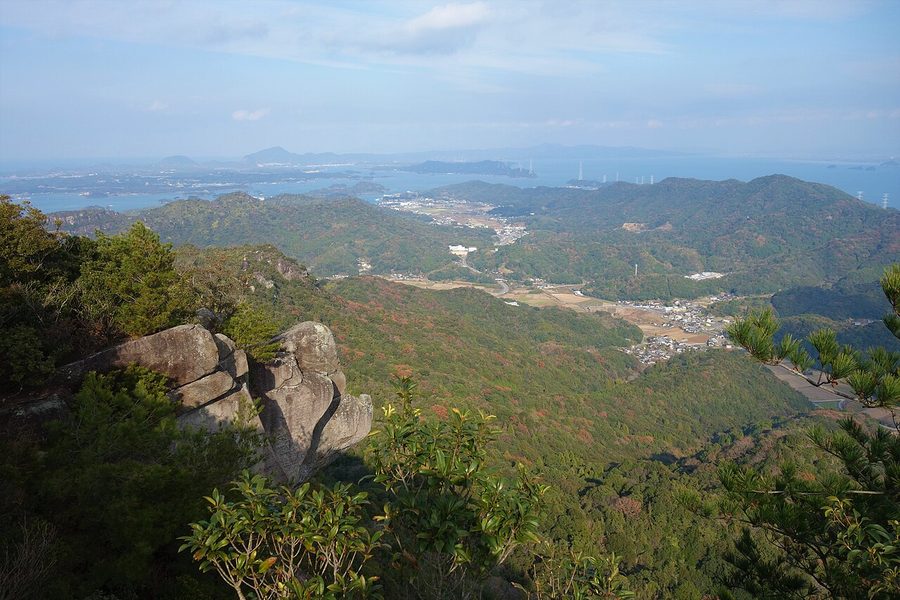 次郎丸岳山頂からの景色