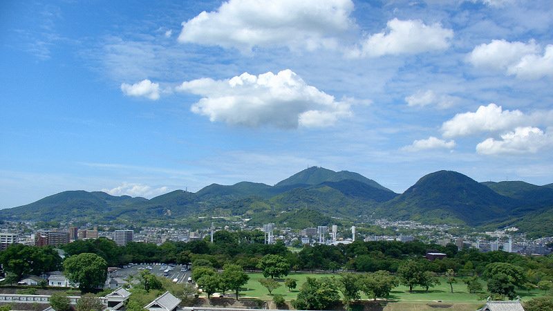 金峰山の遠景