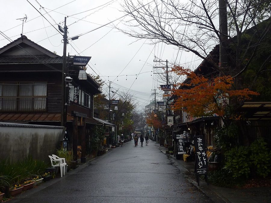 阿蘇神社の門前町（一の宮町宮地）