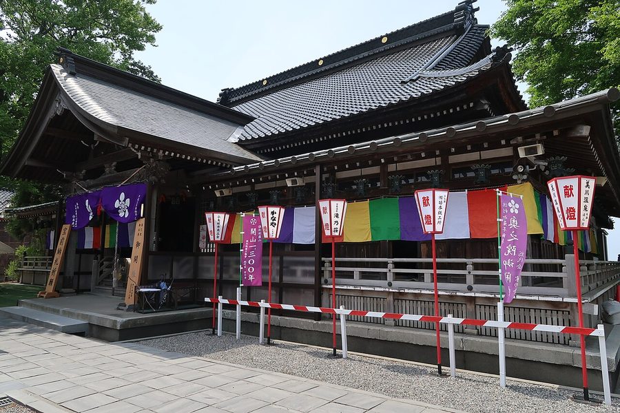 倶利迦羅不動寺の御開帳の様子