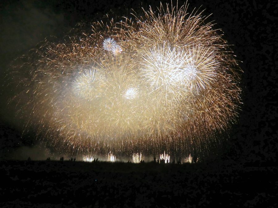 北國大花火川北大会の花火