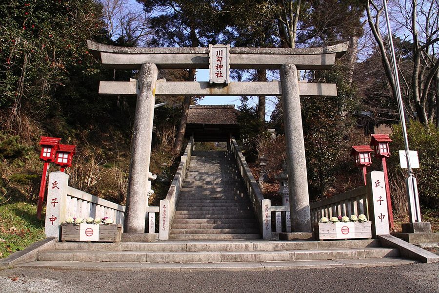 川勾神社の鳥居