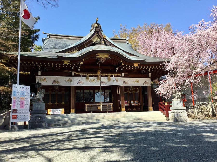 鈴鹿明神社の社殿（拝殿）