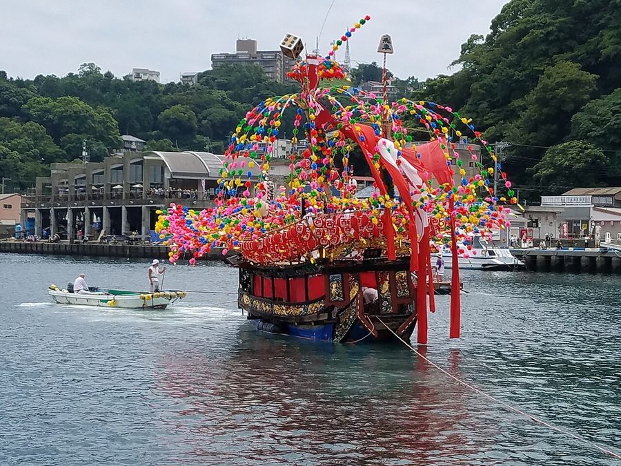 貴船まつりの海上渡御