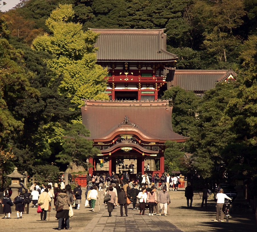 鶴岡八幡宮の楼門