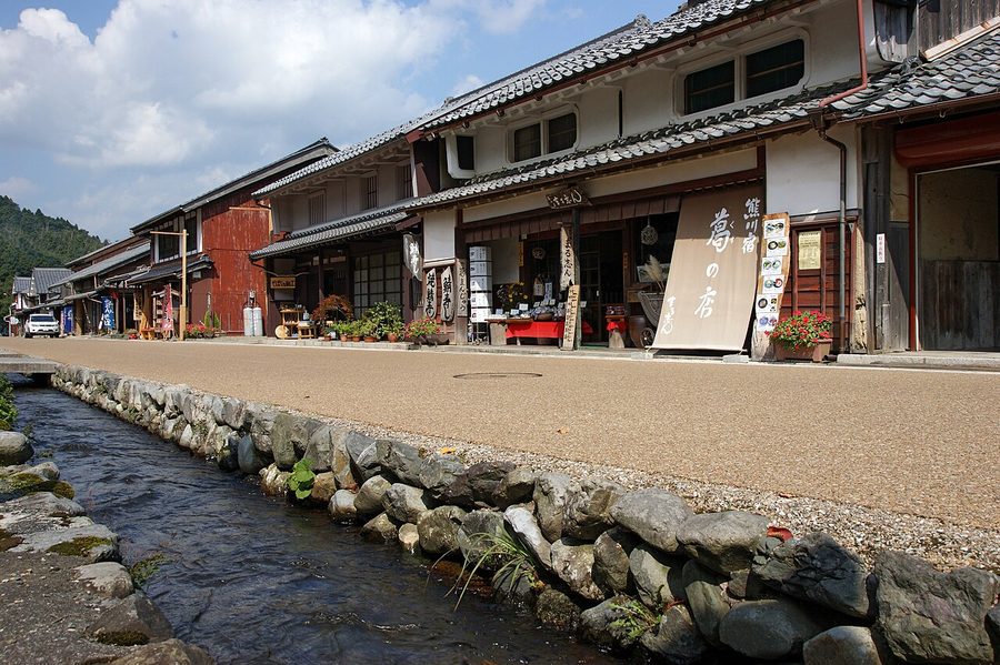 熊川宿の町並み