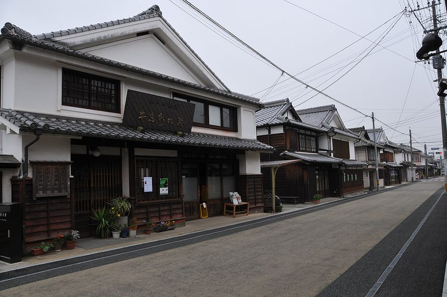 八女市福島の町並み