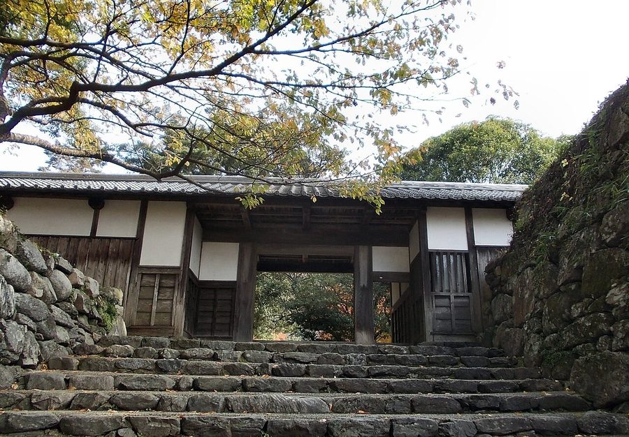 秋月城跡の長屋門