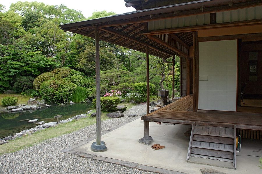 史跡・旧戸島家住宅の庭園