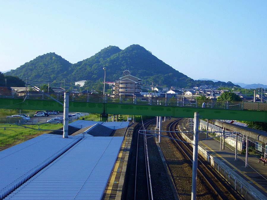 住友忠隈炭鉱のボタ山
