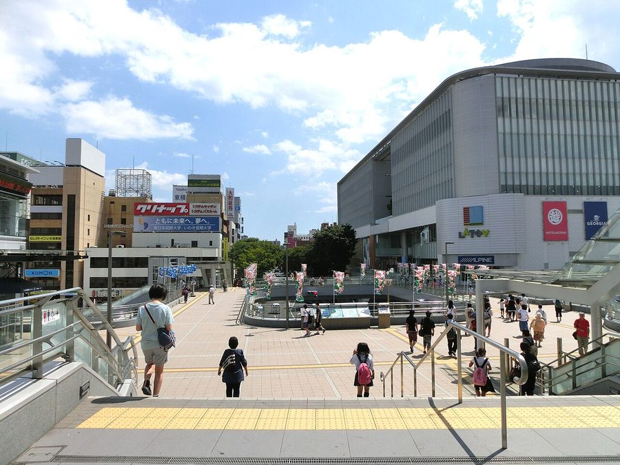 いわき市平市街（いわき駅前）