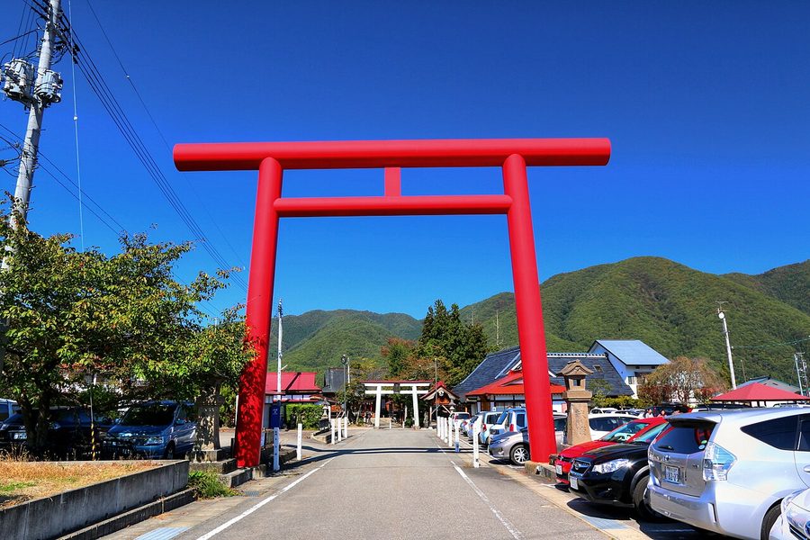 田出宇賀神社の鳥居