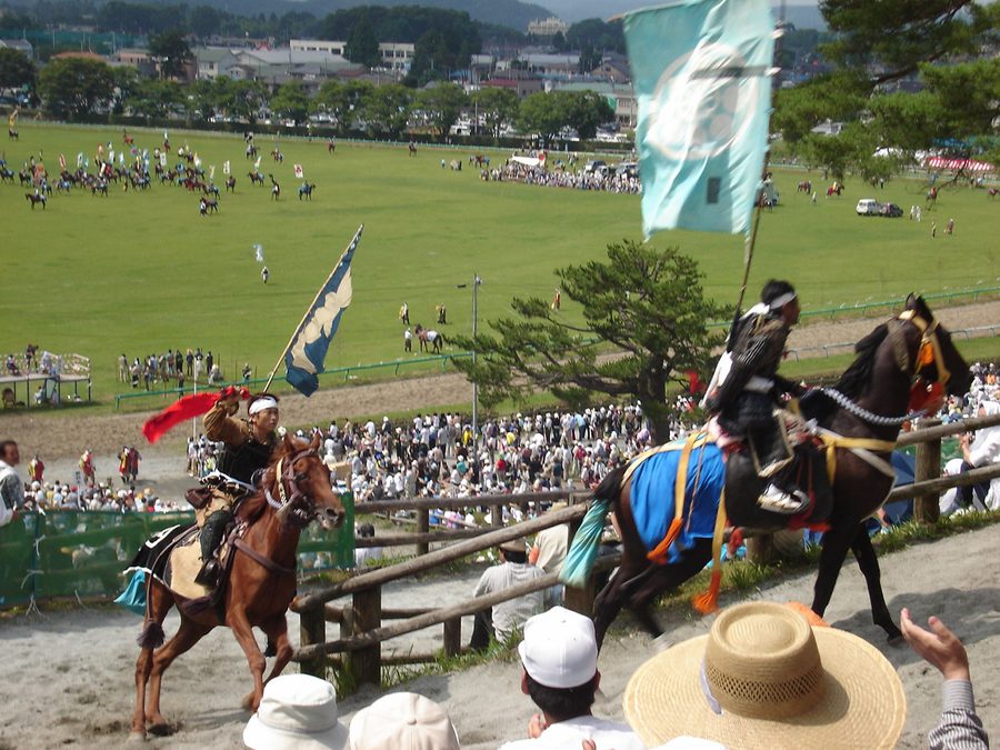 相馬野馬追・本祭りの神旗争奪戦