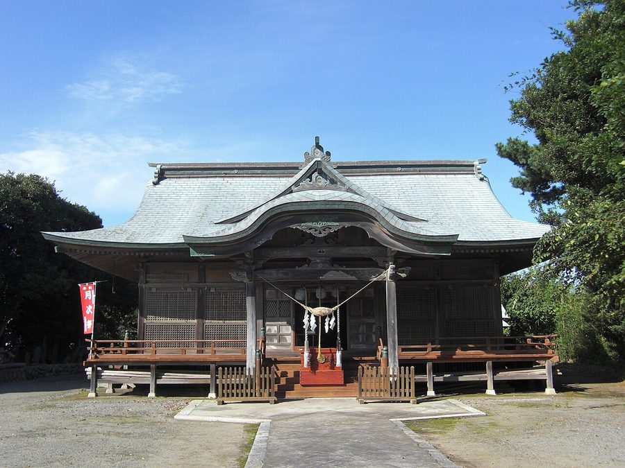 苕野神社の拝殿
