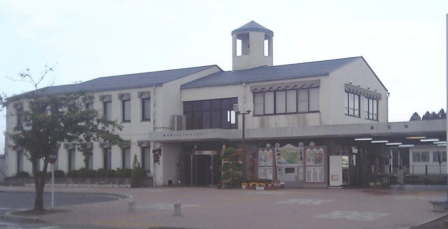 鏡石駅の駅舎