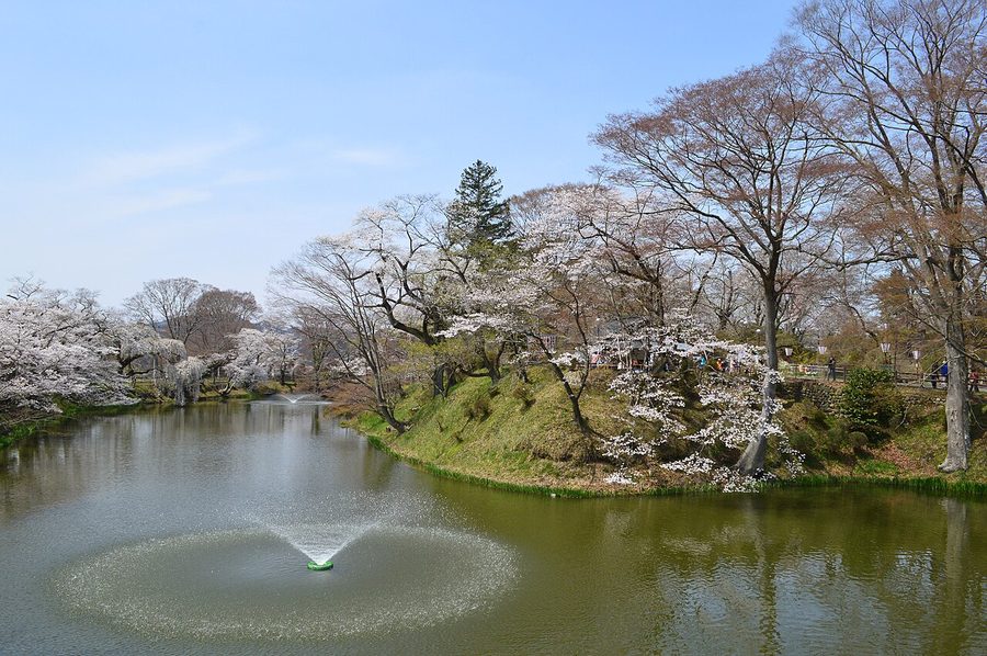 棚倉城跡の水堀
