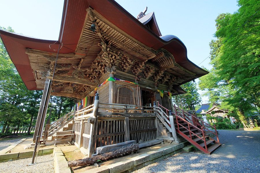 如法寺の本堂