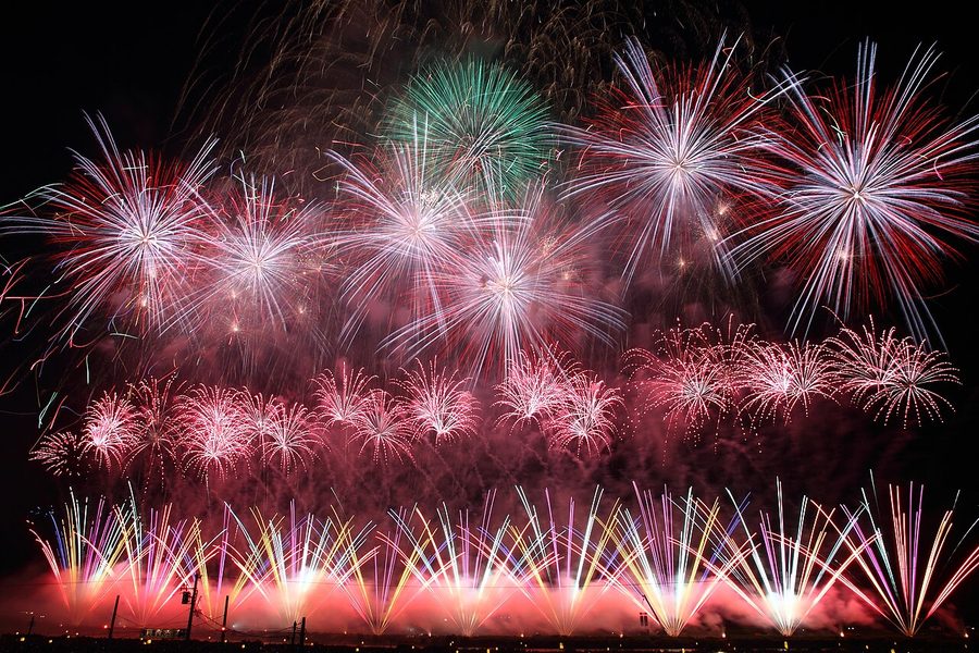 全国花火競技大会（大曲の花火）の大会提供花火（2014年）