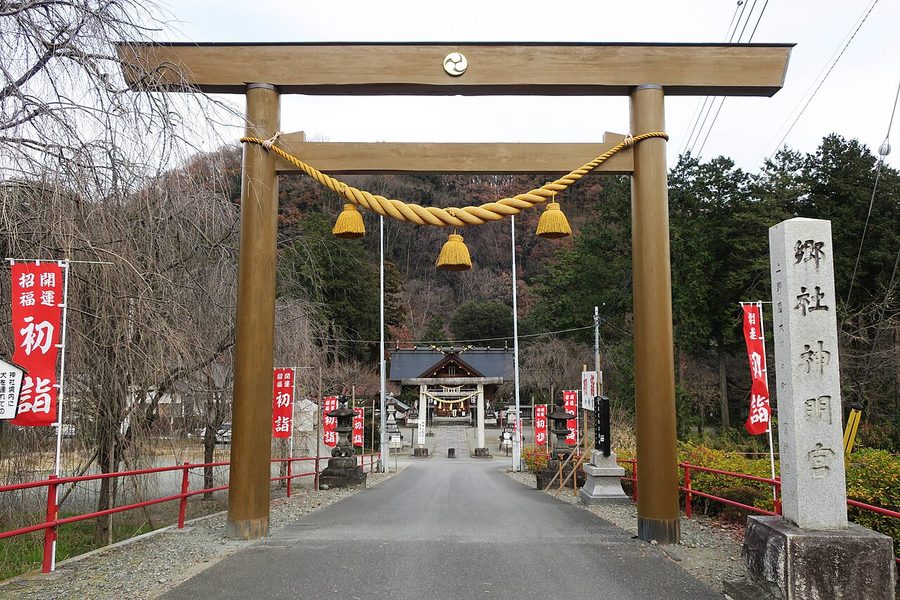 大間々神明宮の鳥居