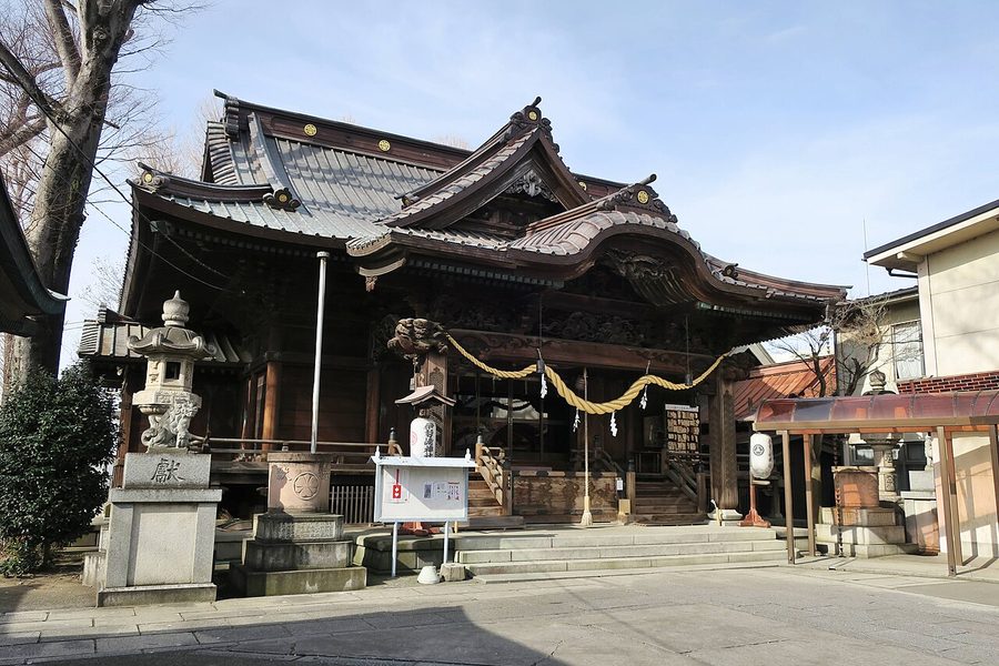 伊勢崎神社の拝殿