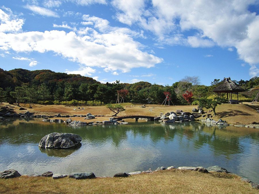 楽山園の昆明池