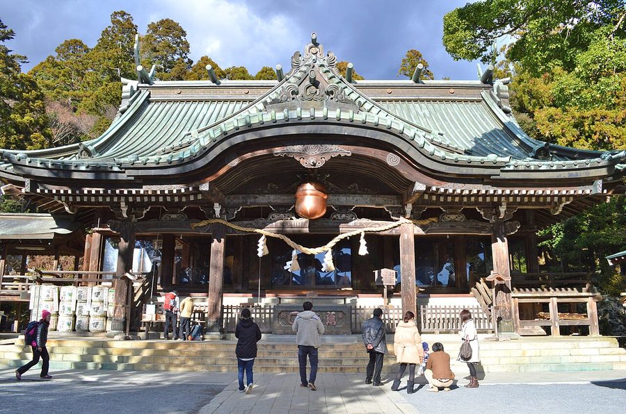 筑波山神社の拝殿