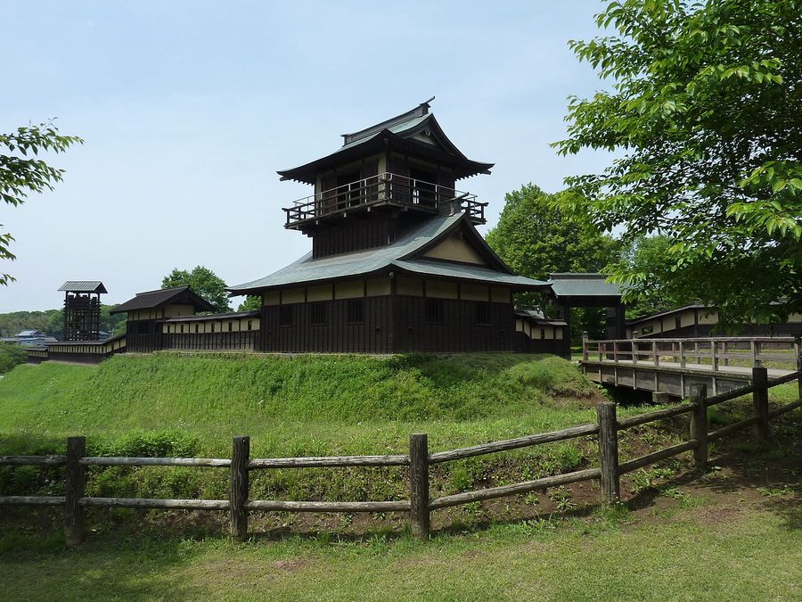 逆井城の物見櫓