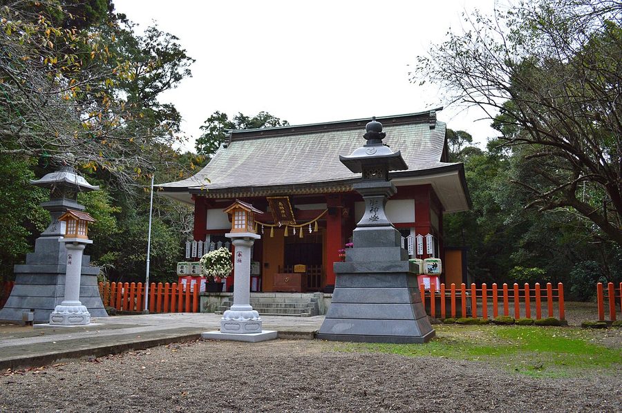 息栖神社の拝殿