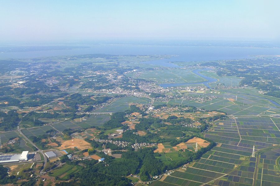 稲敷市の空撮