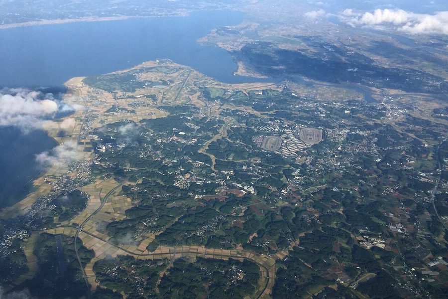 美浦村を西から望んだ様子