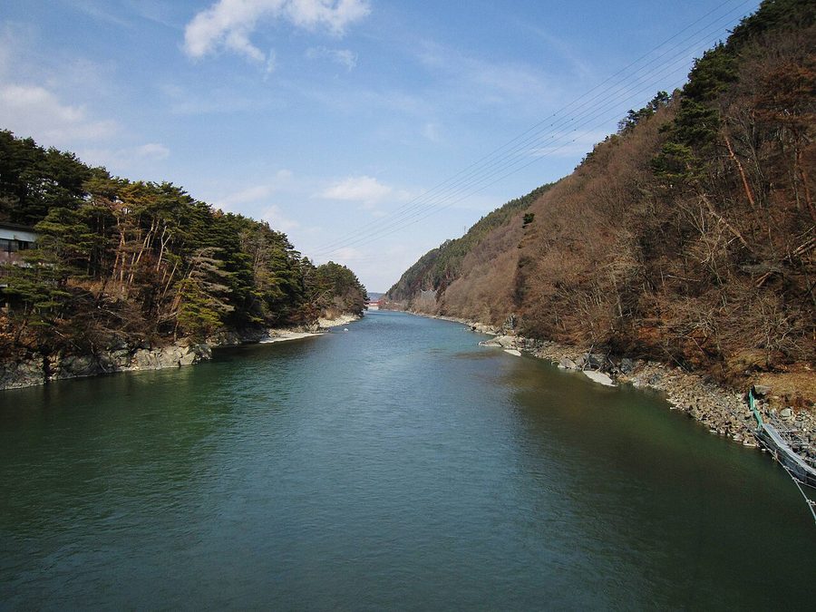 大久保ダム湖