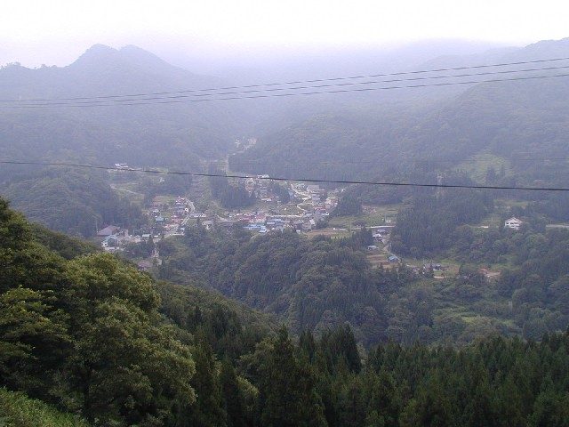 秋山郷・小赤沢地区の集落