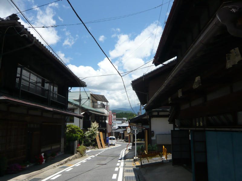 野尻宿の町並み